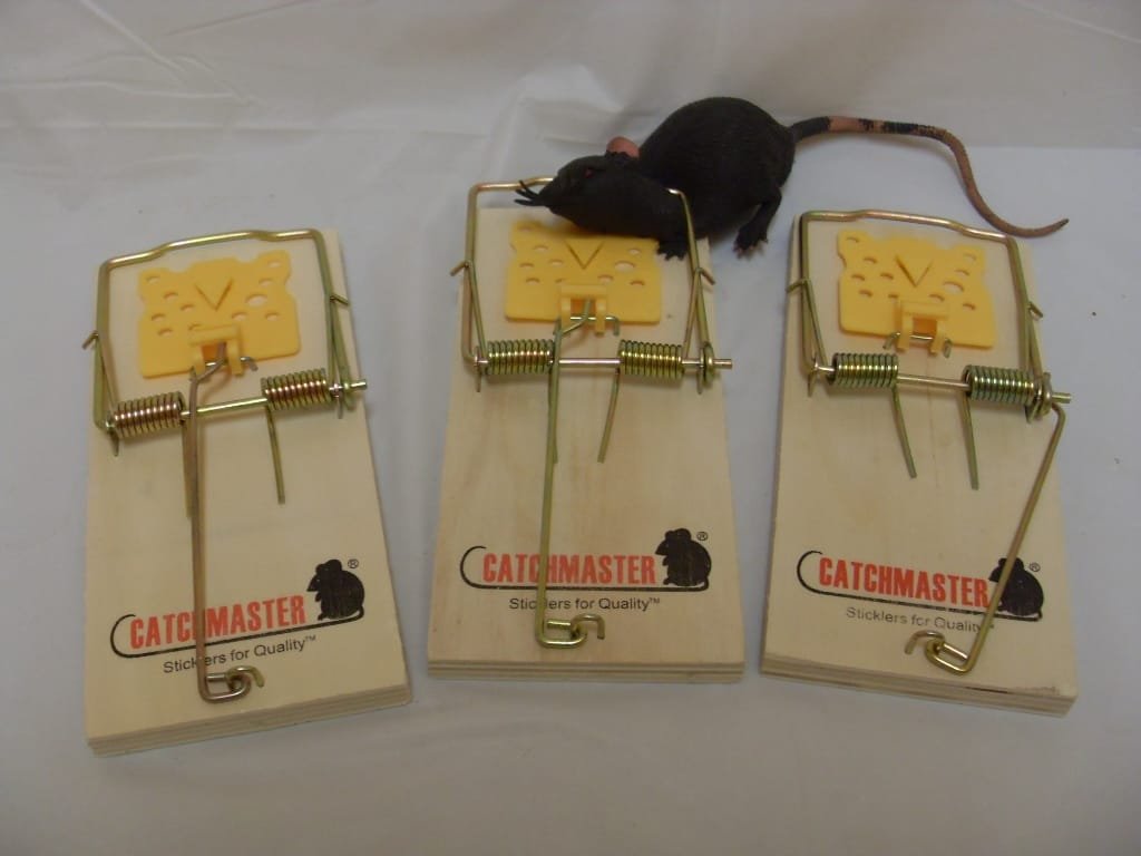 Catchmaster 610PE Snap Trap for Rat - 3 Pks