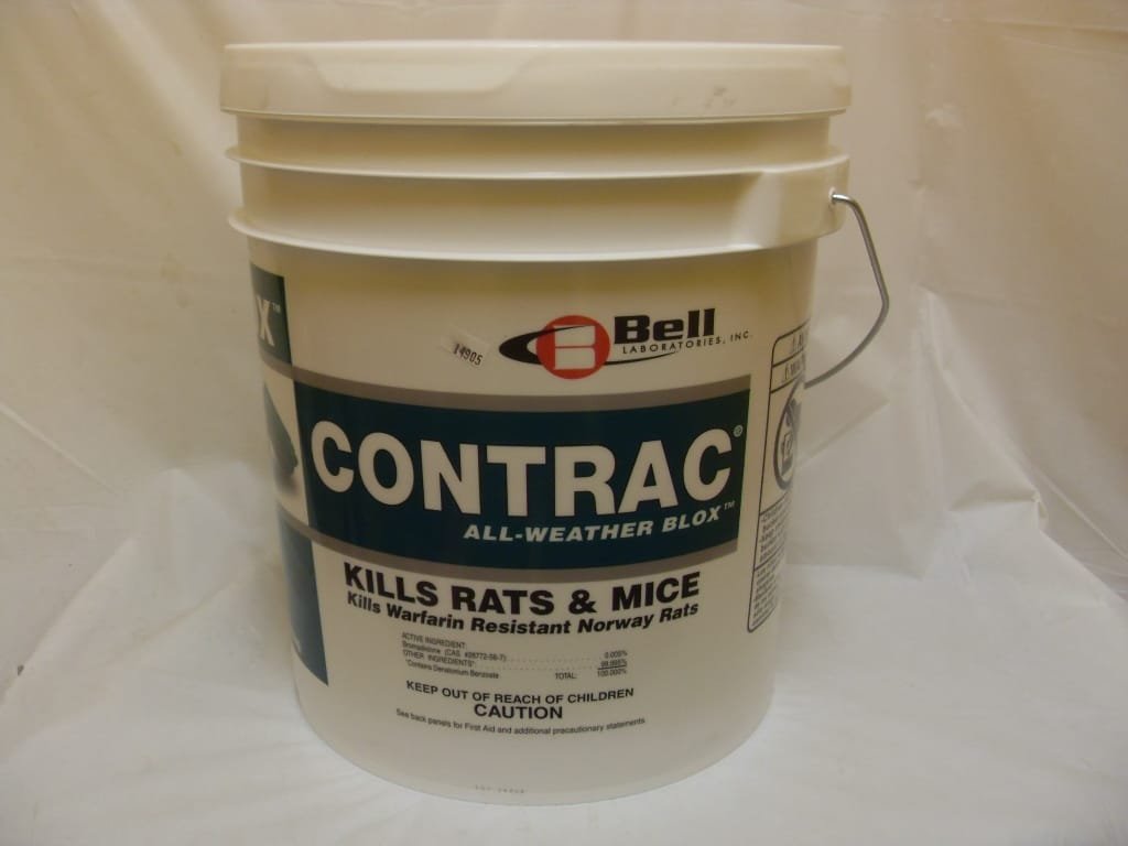 Contrac All Weather Blox Rodenticide - 18 Lb Pail