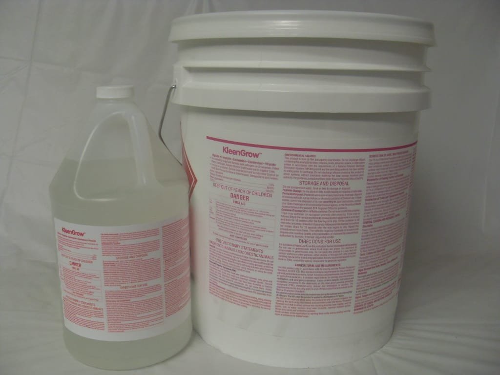 KleenGrow Disinfectant Fungicide - 1 - 5 Gallon