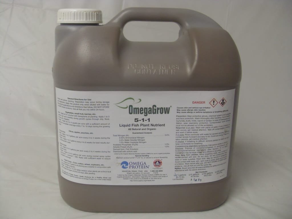 Aqua Power 5-1-1 Liquid Fish Fertilizer - 2.5 Gallon