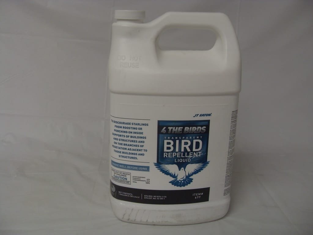 4 The Birds Transparent Bird Repellent - Gallon